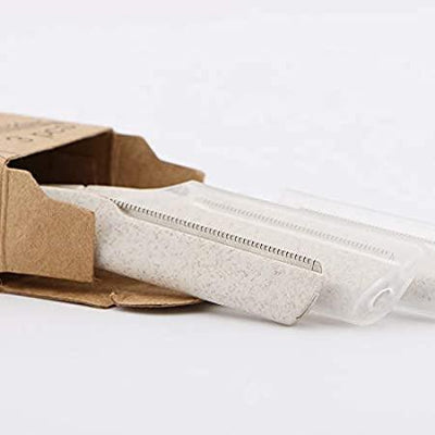 Facial Exfoliator + Eyebrow Razor - 100% Biodegradable Wheat Straw - TCSK | Très Chic Shave Kit
