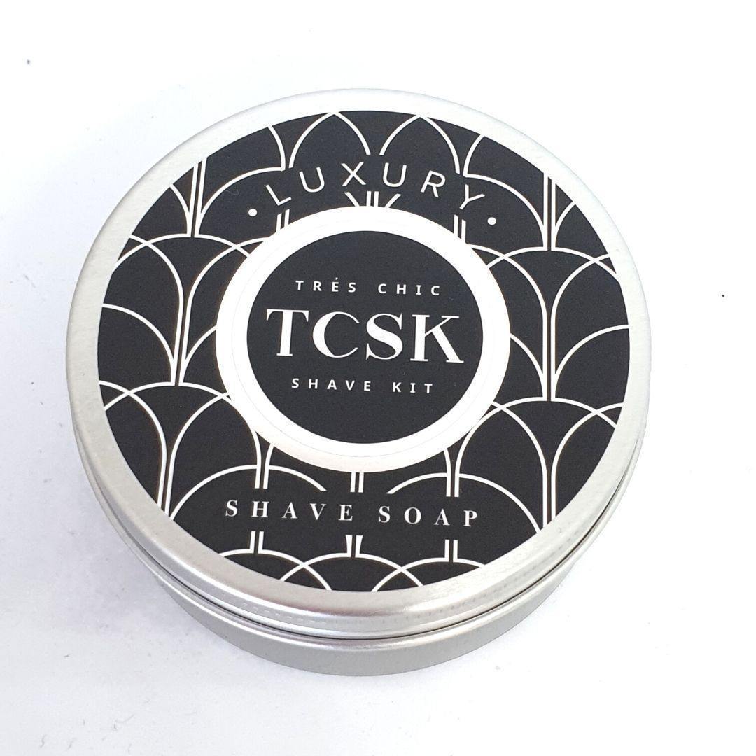 TEA TREE OIL + COCONUT OIL SHAVE SOAP 180ML - TCSK | Très Chic Shave Kit
