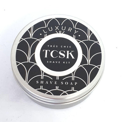 TEA TREE OIL + COCONUT OIL SHAVE SOAP 180ML - TCSK | Très Chic Shave Kit