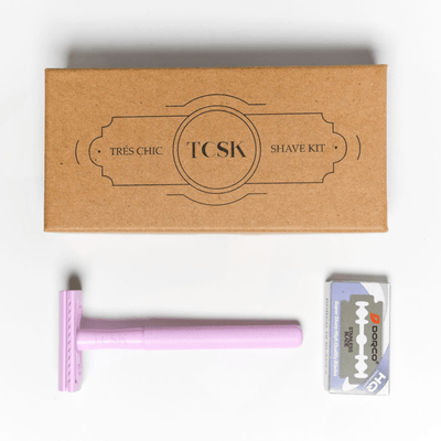 Ms. Lilac Lady + Stand - TCSK | Très Chic Shave Kit