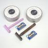 {bamboo safety razor] - Très Chic - Shave Kit