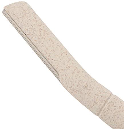 Facial Exfoliator + Eyebrow Razor - 100% Biodegradable Wheat Straw - TCSK | Très Chic Shave Kit