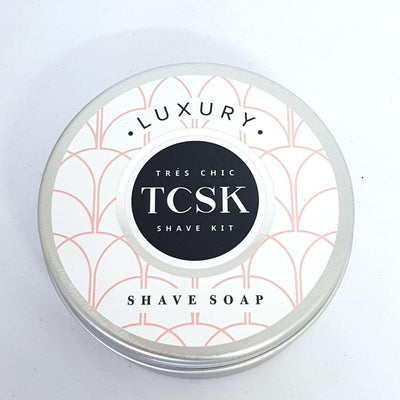 FRAGRANCE FREE SHAVE SOAP 180ML - TCSK | Très Chic Shave Kit