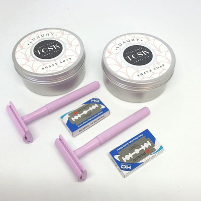 Ms. Lilac Lady Duo Kit - TCSK | Très Chic Shave Kit